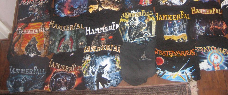 ウェブストアは HammerFall Tシャツ 90s USA ヴィンテージ